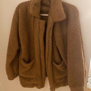 Warm and cozy teddy jacket for the cold winter days